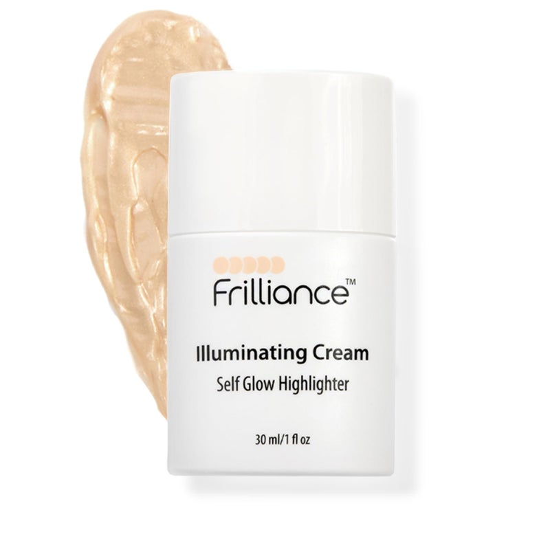 Frilliance Illuminating Cream, Hydrating Self Glow Highlighter, Cruelty Free Hypoallergenic for Teens of All Skin Types, 30 ml / 1 fl oz - Image 1